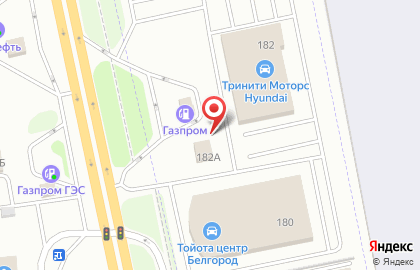 Служба эвакуации в Белгороде на карте