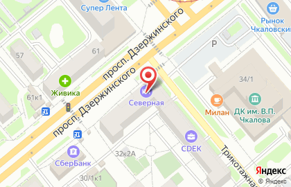 Федеральное агентство по защите должников Чистый Лист на проспекте Дзержинского на карте
