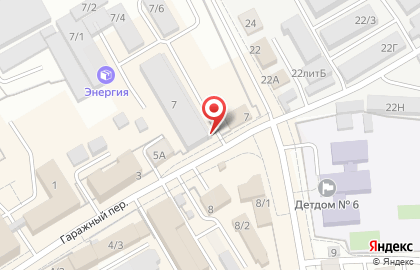 ООО Амурпак в Гаражном переулке на карте