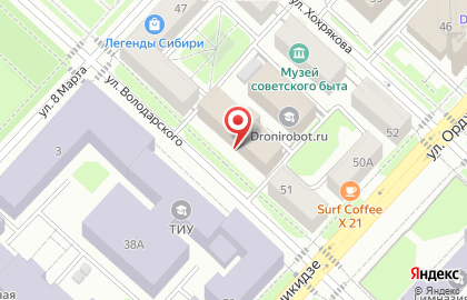 Департамент образования и науки Тюменской области на карте