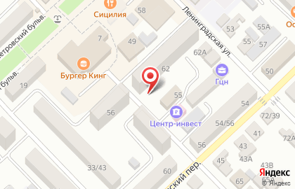 Продовольственный магазин на улице Толстого на карте