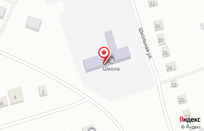 Новоуренская средняя школа на карте