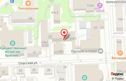 Компания бухгалтерских и юридических услуг на Спасской улице на карте