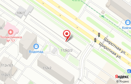 Автостоянка в Тюмени на карте
