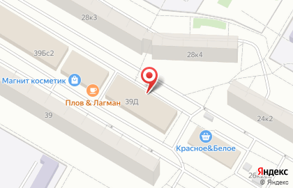 Универсам Верный в Москве на карте