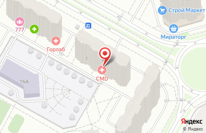 Медицинская клиника CMD во Внуковском поселении на карте
