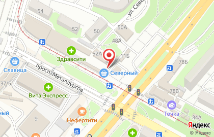 Киоск фастфудной продукции в Краснооктябрьском районе на карте