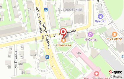 Столовая в Краснодаре на карте