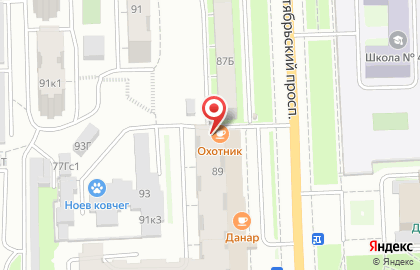 Камнеобрабатывающая компания Рус-Камень на Октябрьском проспекте на карте