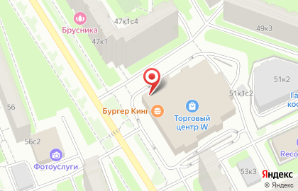Строймаркет Ковчег на Бирюлёвской улице на карте