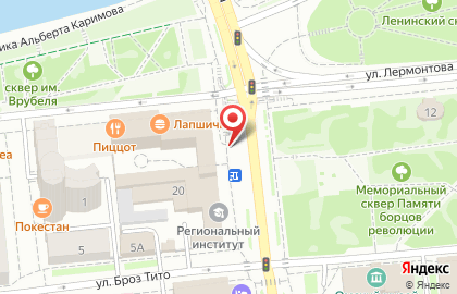 Автонавикс на улице Ленина на карте