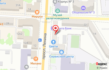 Магазин сувениров и подарков Диковинка на проспекте Ленина на карте