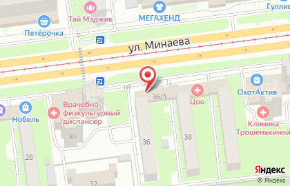 Экипировочный центр Блокпост в Ленинском районе на карте