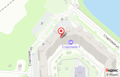 Парикмахерская Women на Стартовой улице на карте