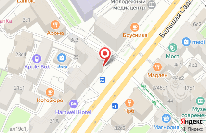 Банкомат СберБанк на метро Маяковская на карте