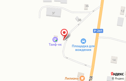 Азс, Таиф-нк в Казани на карте