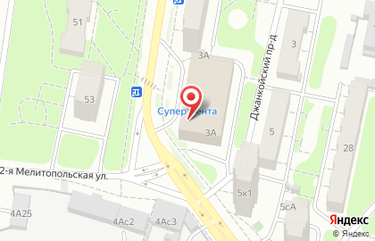 СберБанк на 2-й Мелитопольской улице на карте