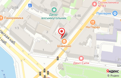 Апартаменты Гранд в Петроградском районе на карте