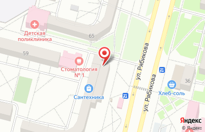 Магазин разливного пива Кега в Центральном районе на карте