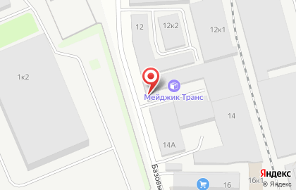 Шаурма на Базовом на карте