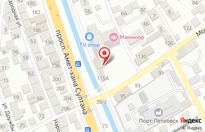 Компания Природный камень на проспекте Амет-Хана Султана на карте