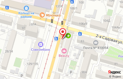 Север в Октябрьском районе на карте