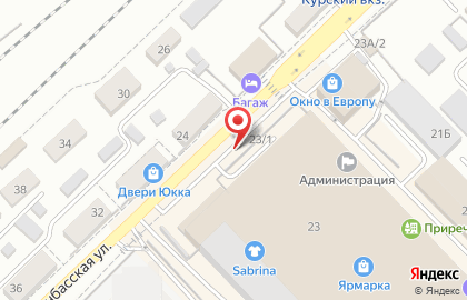 Торгово-сервисная компания Фабрика дверей на Донбасской улице на карте