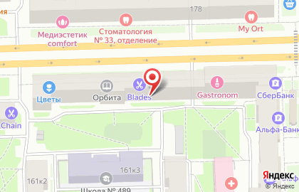 Средняя общеобразовательная школа №489 с дошкольным отделением на карте