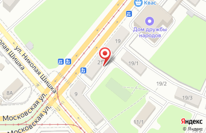 Детская школа искусств №2 на Московской улице на карте