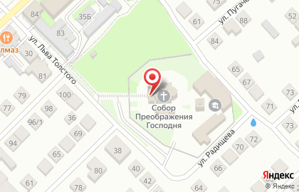Храм Преображения Господня в Центральном районе на карте