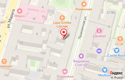 Кафе БуфетЪ на площади Восстания на карте
