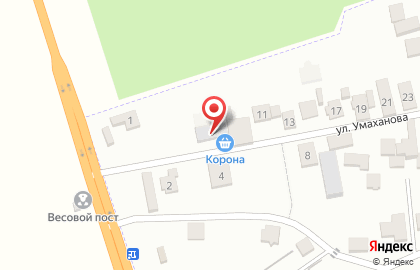 Гастроном Корона в Ленинском районе на карте