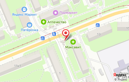 Киоск по продаже печатной продукции на улице Бориса Корнилова на карте