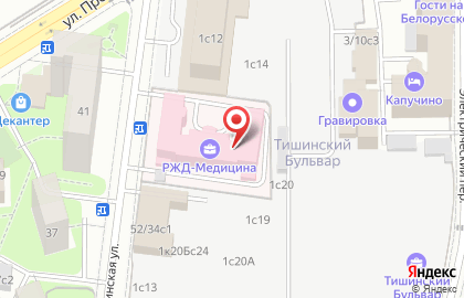 Московская дирекция здравоохранения РЖД на карте
