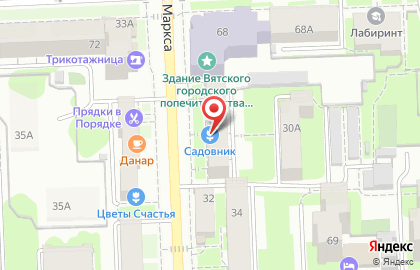 Магазин Шторы в Кирове на карте
