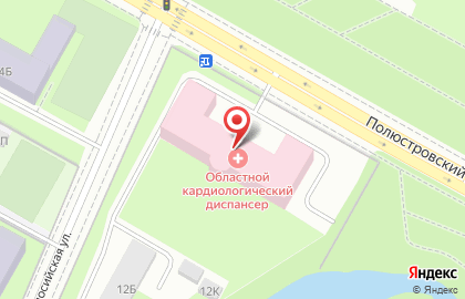 Ленинградский областной кардиологический диспансер на карте