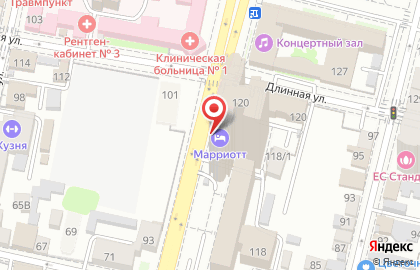 Гостиница Krasnodar Marriott Hotel на карте