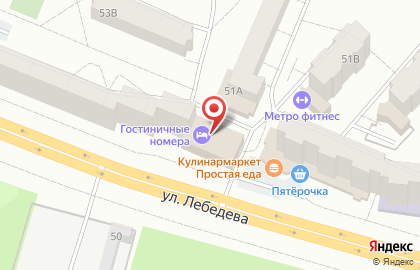 Гостиничный комплекс В нагорном на карте