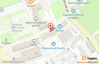 Продовольственная ярмарка во Владимире на карте