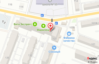 Детский центр Теремок на Белорусской улице, 131 на карте