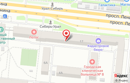 Мариенталь (Челябинск) на проспекте Ленина на карте