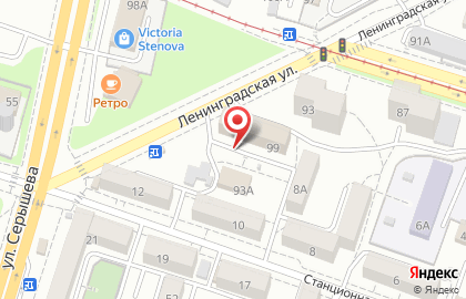 Центр здоровья "ТАЛИСМАН" на улице Ленинградской на карте