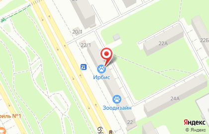 Магазин пенных напитков Пивточка на бульваре Строителей на карте