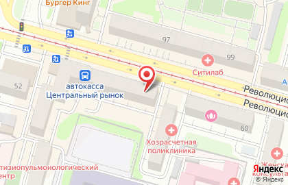 Glance на Революционной улице на карте