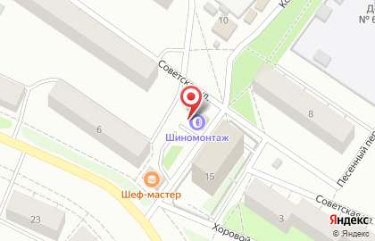 Шиномонтажная мастерская на Первомайском проспекте на карте