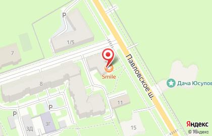 София в Пушкине на карте
