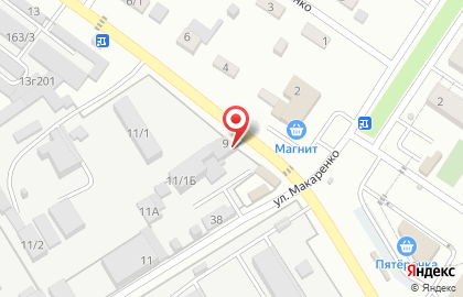 Продуктовый магазин Смак в Прикубанском районе на карте