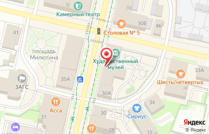 Художественный музей на Советском проспекте на карте