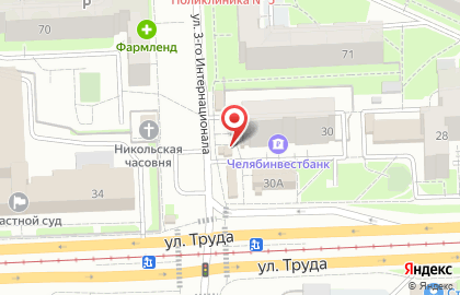Розничная сеть по продаже овощей и фруктов в Челябинске на карте