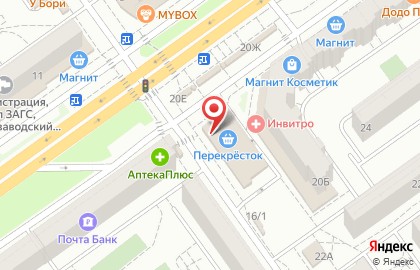 Супермаркет Покупочка в Тракторозаводском районе на карте